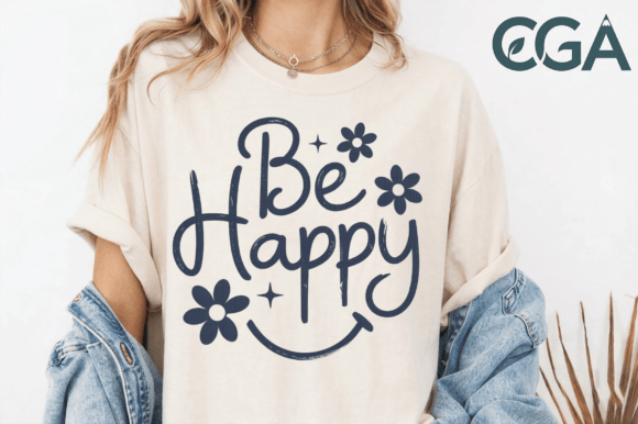 Be Happy Positivity Quote Png: Elevate Your Design Projects