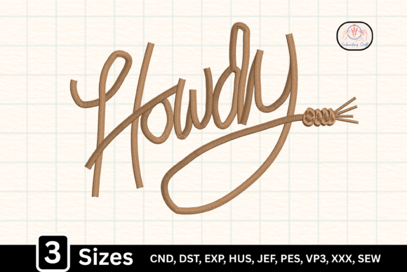Cowboy Rodeo Howdy Rope: A Design Element with Western Charm