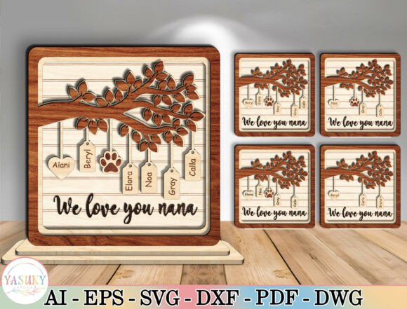 Crafting a Personalized Family Glowforge XTool SVG Masterpiece