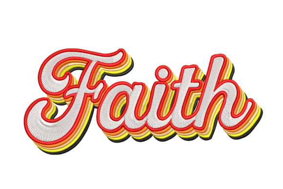 Faith Retro: A Bold Visual Statement for Modern Design