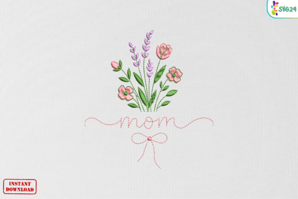 Floral Mom Love Blossom: A Design Asset for Heartfelt Branding