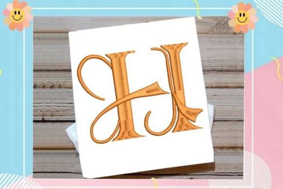 Initial H Elegant Vintage Monogram: Timeless Design