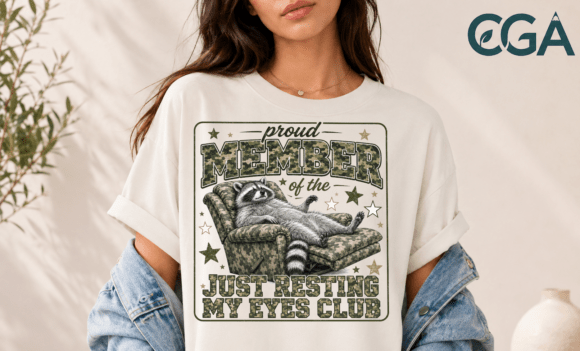 Just Resting My Eyes Raccoon Camo: A Design Deep Dive