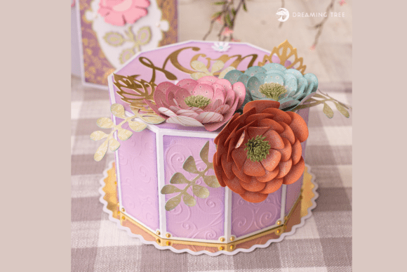 Mother's Day Cake Gift Box SVG: A Designer's Guide to a Stunning 3D Paper Craft