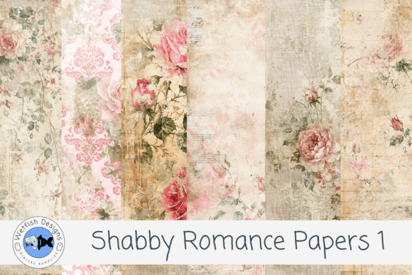 Shabby Romance Papers 1: Elevating Design with Vintage Texture