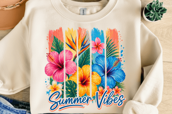 Summer Vibes Floral PNG: Elevate Your Design Projects