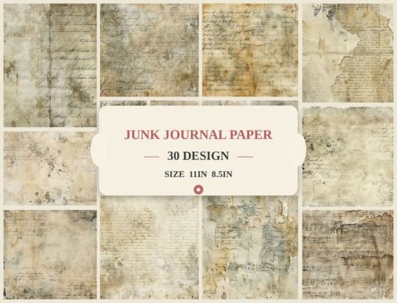 Vintage Handwritten Paper Backgrounds: Timeless Elegance for Modern Design